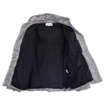 ENFOLD 300GA130-2800 23AW Gray MINIMAL DOWN-JACKET Drawstring Hooded Down Jacket 36