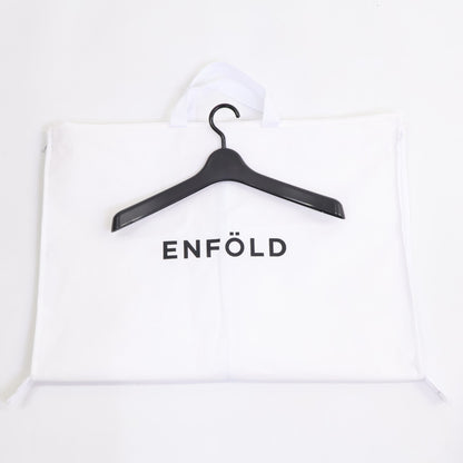ENFOLD エンフォルド 300GA130-2800 23AW グレー MINIMAL DOWN-JACKET ドローストリングフーデッドダウンジャケット ジャケット