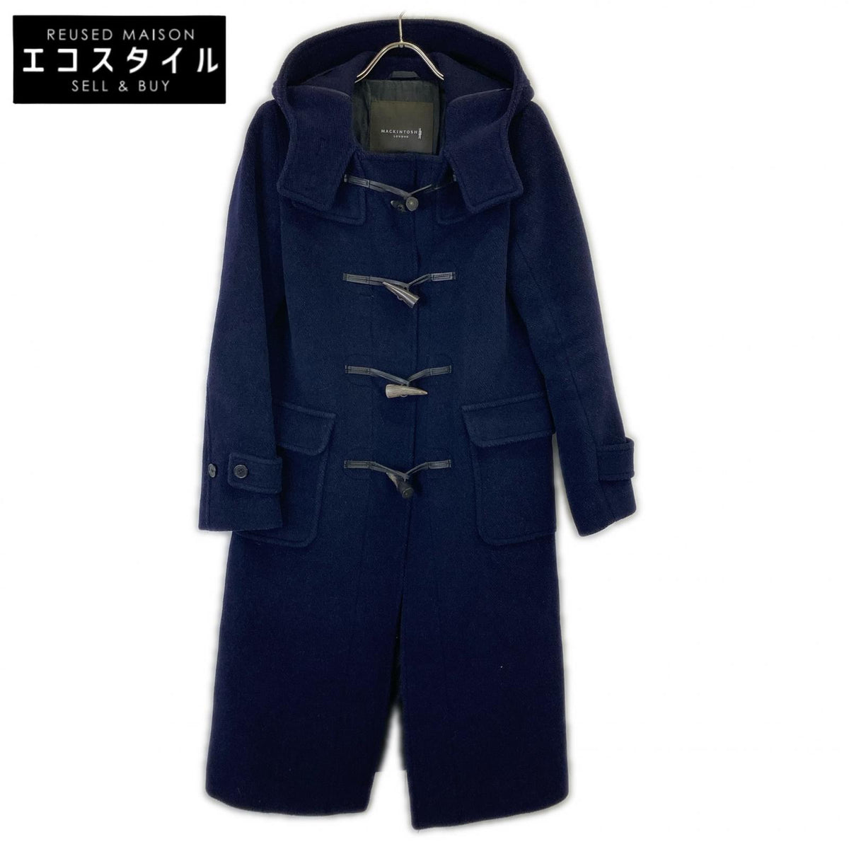 MACKINTOSH LONDON マッキントッシュロンドン G5B01-647-28 ネイビー フーデットダッフルコート コート