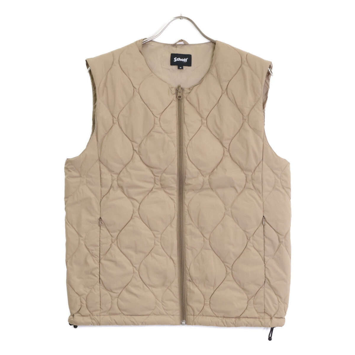 schott ショット 【×TAION】25SS ベージュ ナイロン ダウンベスト ベスト
