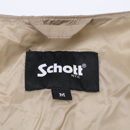 schott ショット 【×TAION】25SS ベージュ ナイロン ダウンベスト ベスト