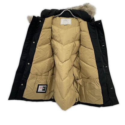 WOOLRICH 乌尔里希 WOOU0484 25AW 黑色 短款北极派克大衣/SHORT ARCTIC PARKA 带毛领羽绒服 夹克 S