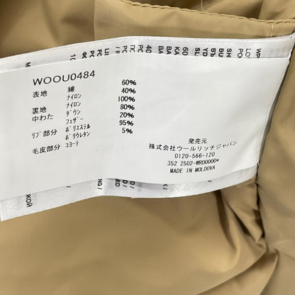 WOOLRICH 乌尔里希 WOOU0484 25AW 黑色 短款北极派克大衣/SHORT ARCTIC PARKA 带毛领羽绒服 夹克 S