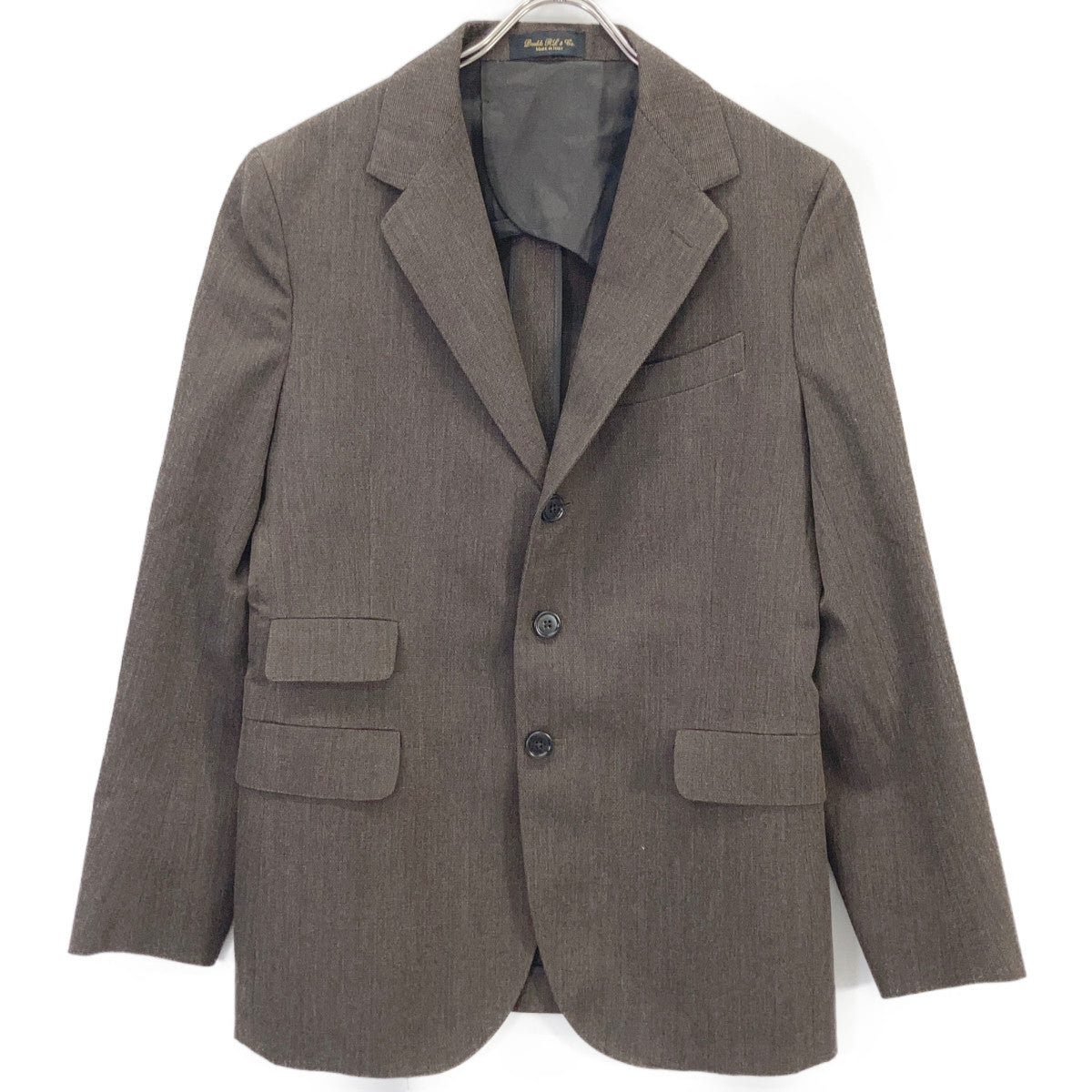 RRL Double RL 782915531001 Made in Italy Brown Wool Center Vent 3B Tailored Jacket
