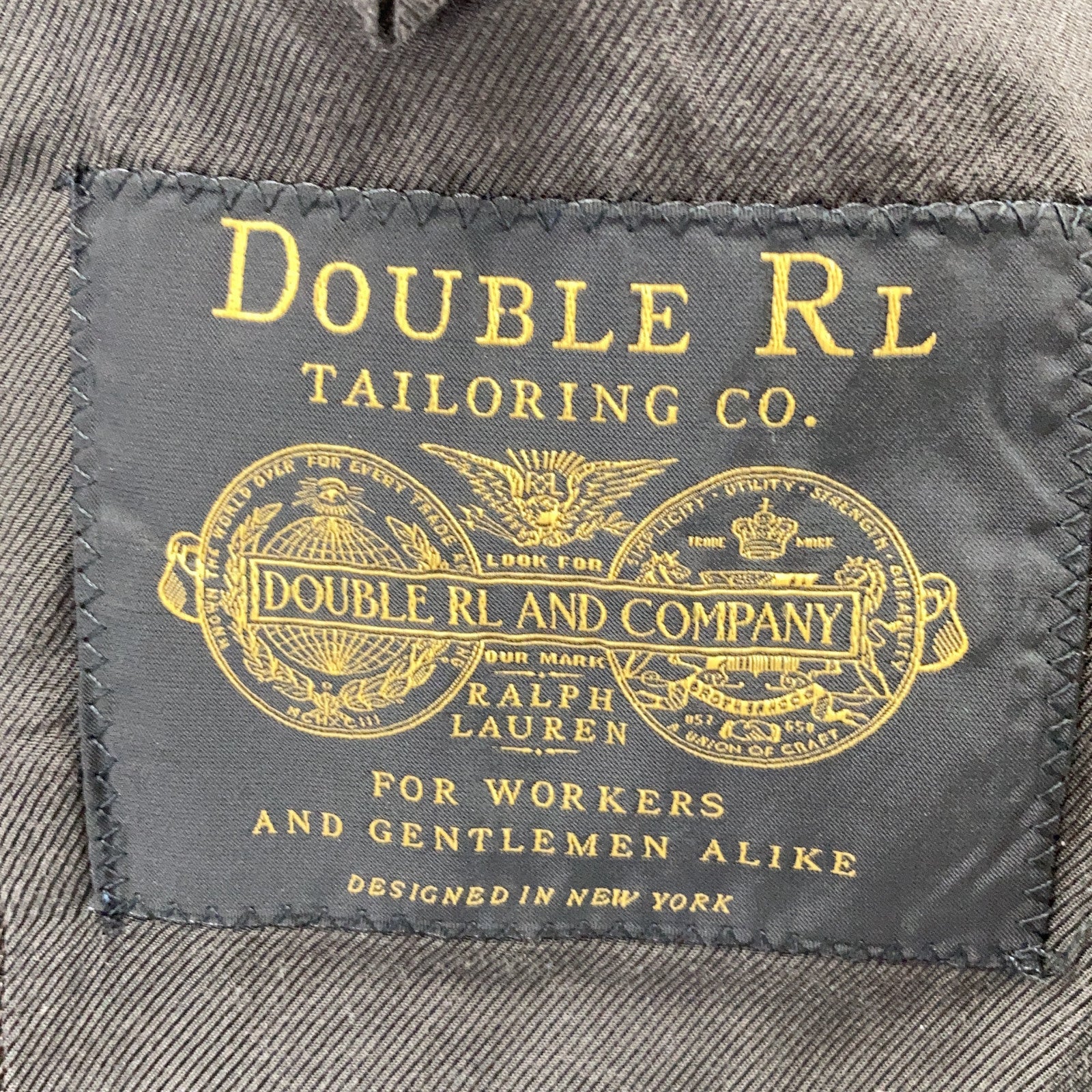 RRL Double RL 782915531001 Made in Italy Brown Wool Center Vent 3B Tailored Jacket