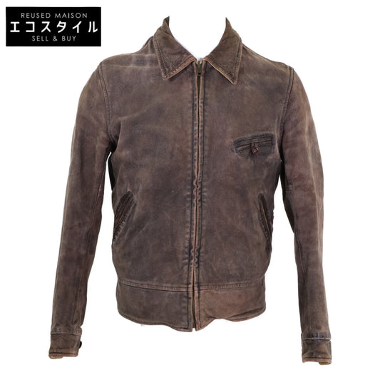 LEVI‘S リーバイス LVC/VINTAGE CLOTHING イタリア製 1940's Menlo ヴィンテージ加工 シープレザー ジャケット ジャケット