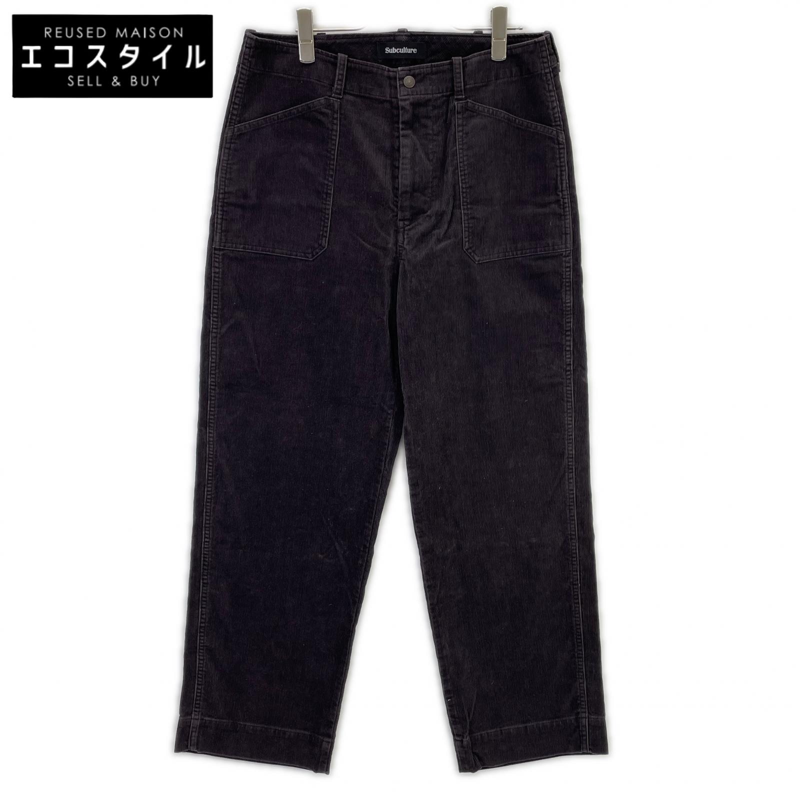 SC Subculture SCPT-A2303 Zipper Fly Corduroy Baker Pants Bottoms [Excellent Condition]