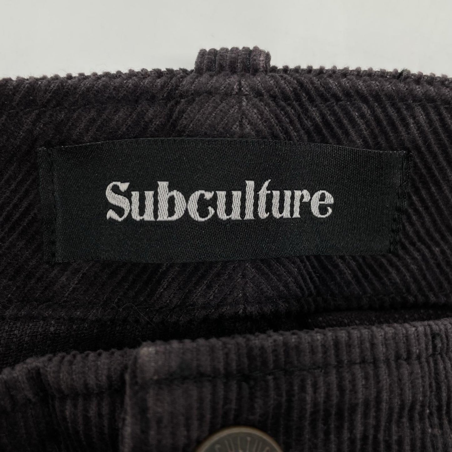 SC Subculture SCPT-A2303 Zipper Fly Corduroy Baker Pants Bottoms [Excellent Condition]