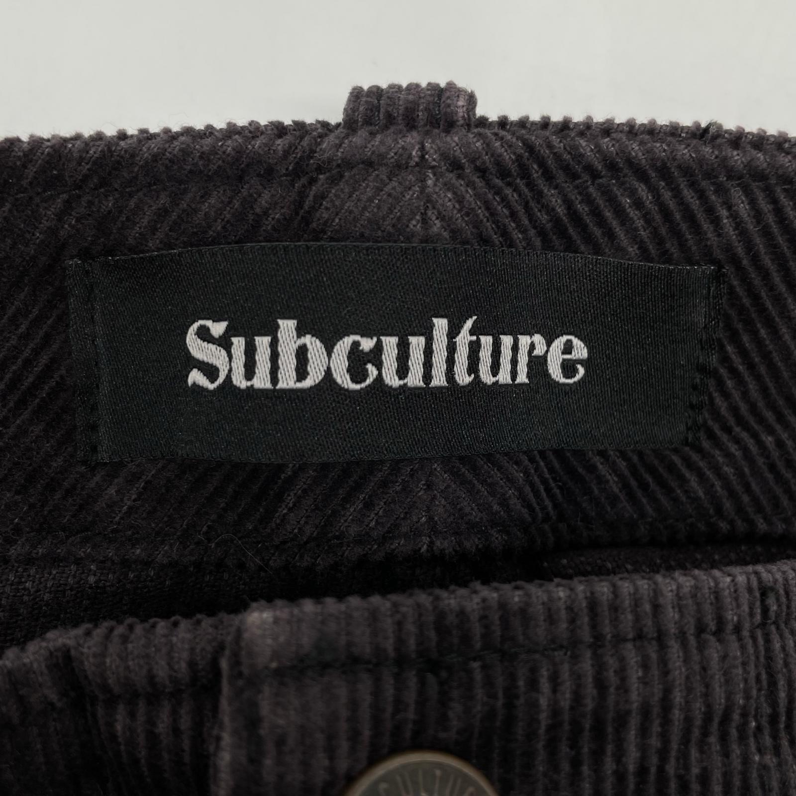 SC Subculture SCPT-A2303 Zipper Fly Corduroy Baker Pants Bottoms [Excellent Condition]