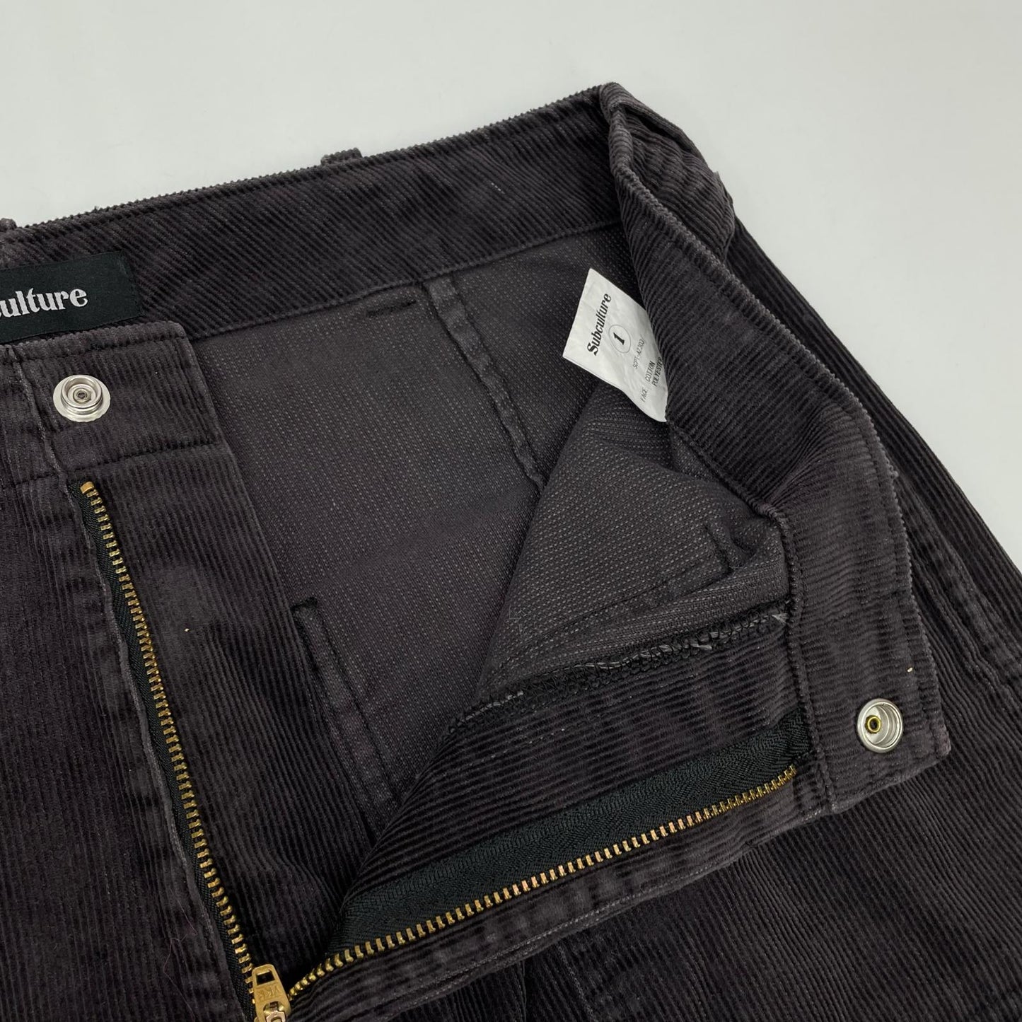 SC Subculture SCPT-A2303 Zipper Fly Corduroy Baker Pants Bottoms [Excellent Condition]