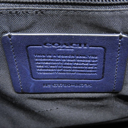 COACH コーチ 美品 マンハッタン レザー×スエード バック パック リュック デイパック メンズ グレー 86735