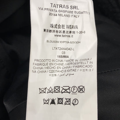 TATRAS 24AW LTAT24A4042-L ANNABELLA Black Collarless Boa Jacket 03