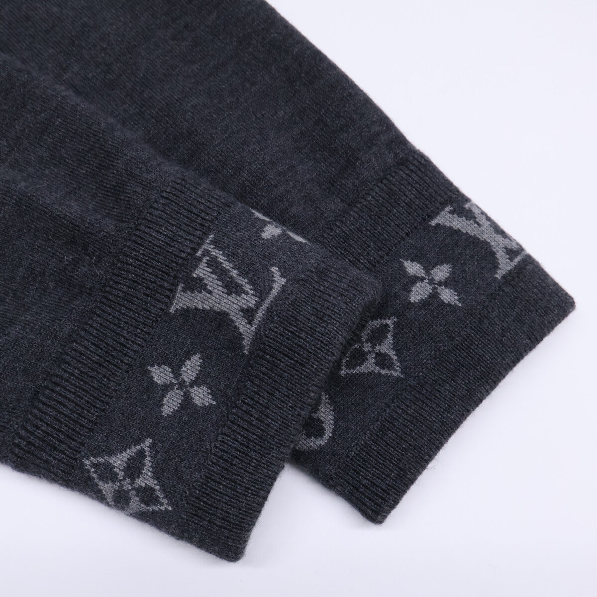 【美品/国内正規/25年製】RM251MQ PWZ HSN51W/1AGJWJ モノグラム ダブルフェイス ニット ウール トラベル ブルゾン ジャケット XL メンズ