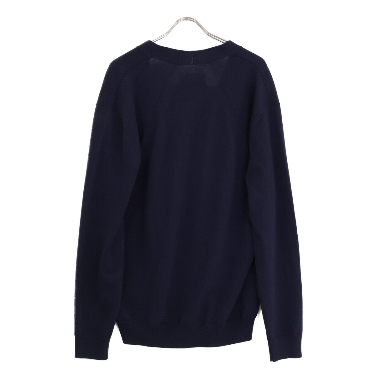 JIL SANDER 【Like New/Domestic/24AW】J23HP0001 Heavyweight Superfine Merino Wool V-Neck Knit Cardigan Top