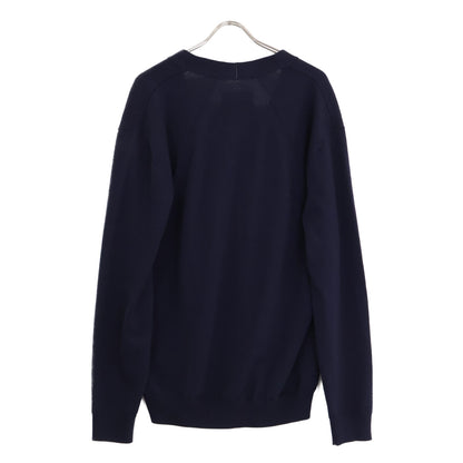 JIL SANDER 【Like New/Domestic/24AW】J23HP0001 Heavyweight Superfine Merino Wool V-Neck Knit Cardigan Top