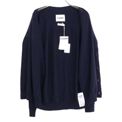 JIL SANDER 【Like New/Domestic/24AW】J23HP0001 Heavyweight Superfine Merino Wool V-Neck Knit Cardigan Top