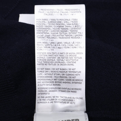 JIL SANDER 【Like New/Domestic/24AW】J23HP0001 Heavyweight Superfine Merino Wool V-Neck Knit Cardigan Top