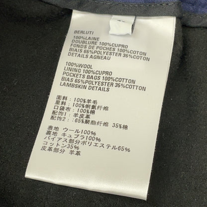 berluti Berluti R23TCU79WDAQ Navy Center Crease Easy Jogger Pants Bottoms