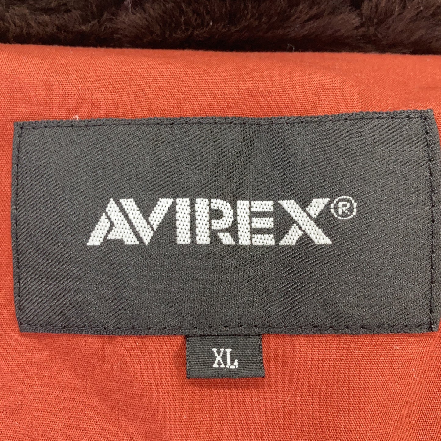 AVIREX 艾维莱克斯 783-3250066 深棕色 绵羊皮 B-3 皮革飞行羽绒夹克 XL 男士