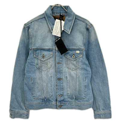 DIESEL ディーゼル 00SU1D ライトブルー コットン メタルロゴ デニムジャケット ジャケット