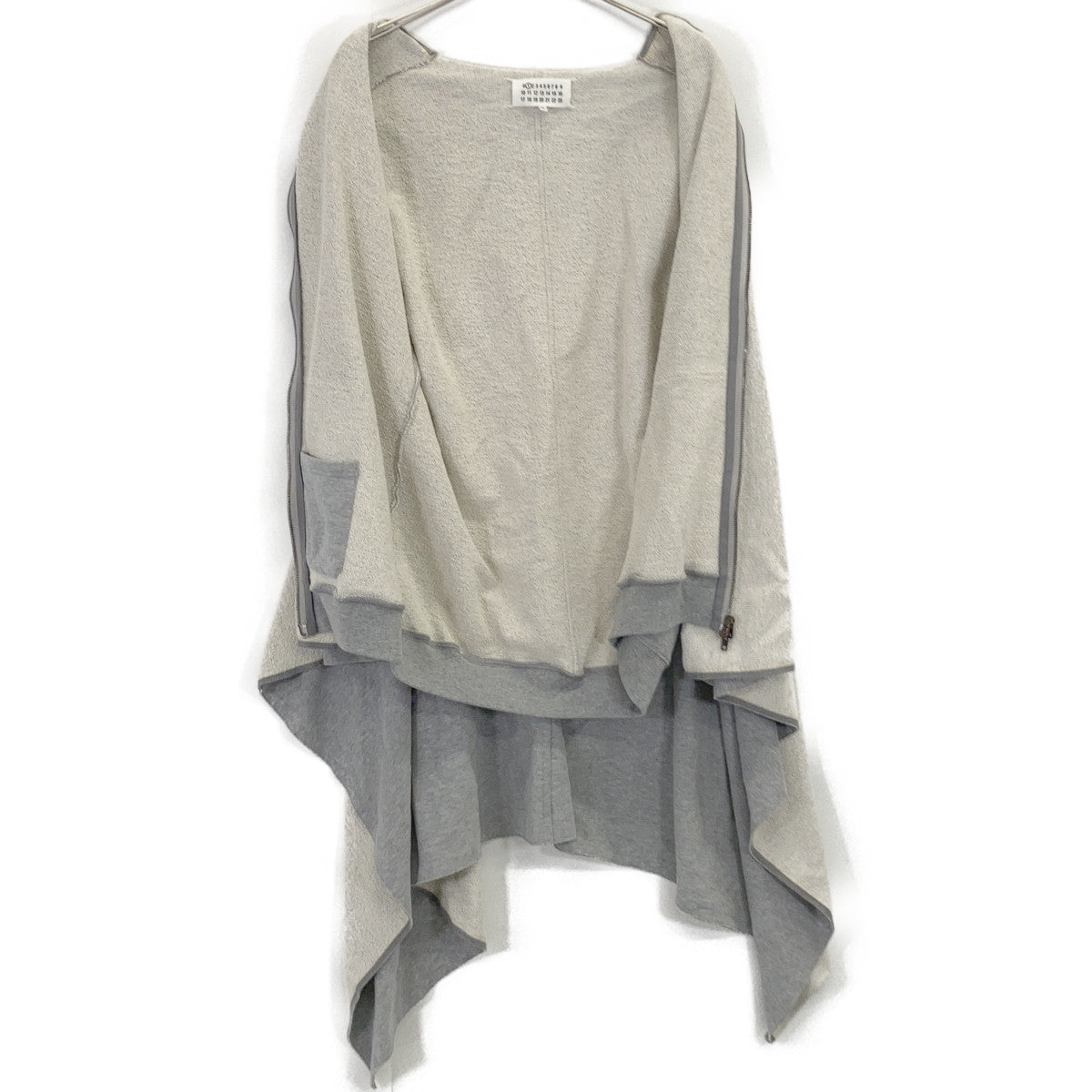 Maison margiela メゾンマルジェラ 1【美品/国内正規】12AW S51GP0002 Zip-up sweat cape ジップアップ スウェットケープ ジャケット