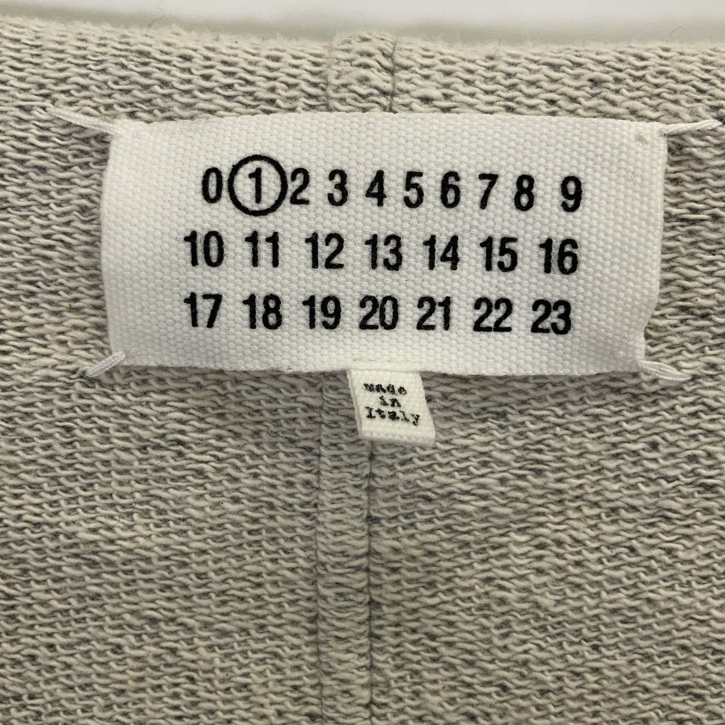 Maison margiela メゾンマルジェラ 1【美品/国内正規】12AW S51GP0002 Zip-up sweat cape ジップアップ スウェットケープ ジャケット