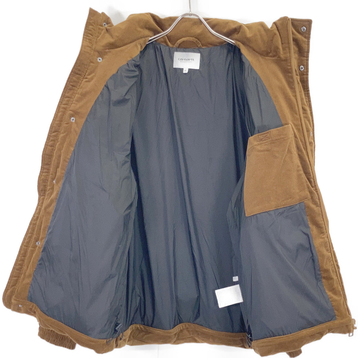 carhartt カーハート i030825-1qlxx Brown Corduroy Layton Jacket Zip-Up Insulated Jacket Jacket
