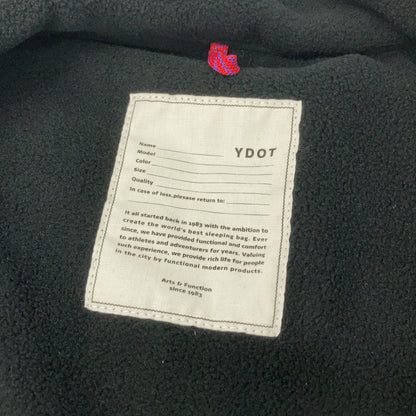YDOT 25AW YU31602 Black Microfleece TECH FLEECE CIRCLE ANORAK VEST