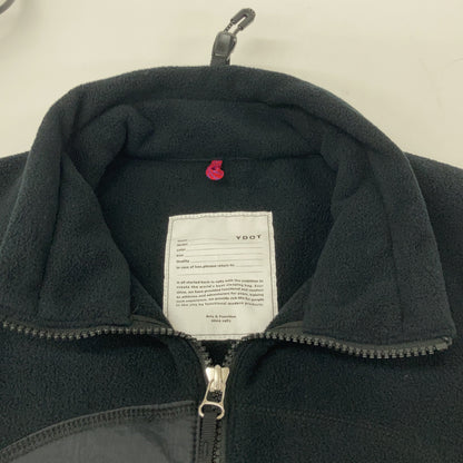 YDOT 25AW YU31602 Black Microfleece TECH FLEECE CIRCLE ANORAK VEST