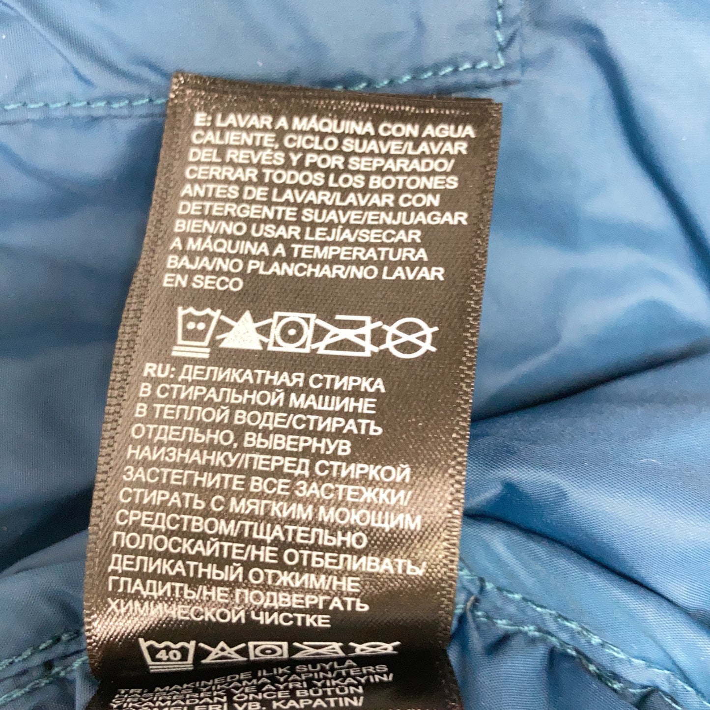 THE NORTH FACE NF0A3C8D Blue 1996 RETRO NUPTSE Jacket XL