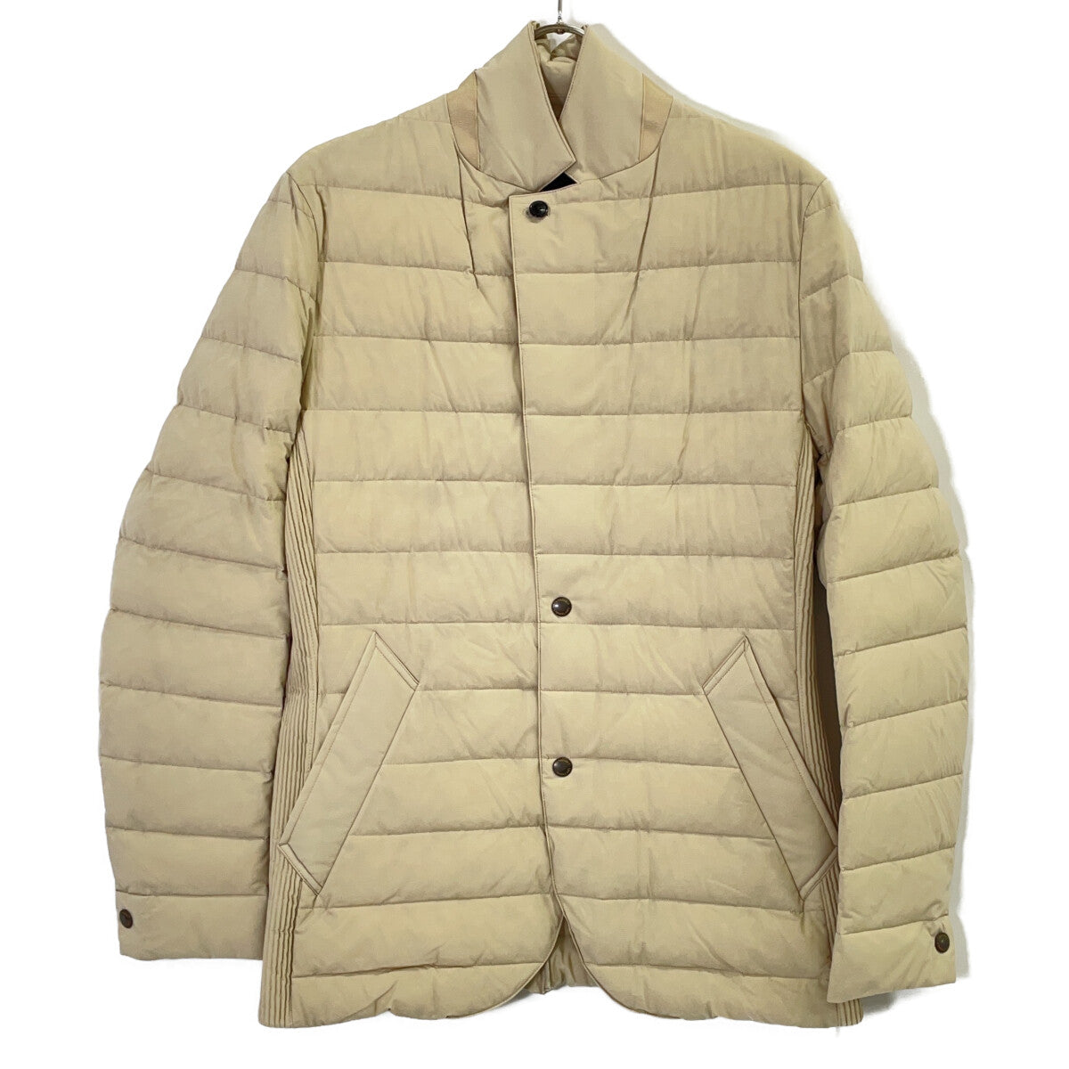 1piu1uguale3 ウノピゥウノウグァーレトレ MRB685-NYU105 ベージュ 4WAY RIB ZIP PT DOWN 2Bテーラードダウンジャケット ジャケット