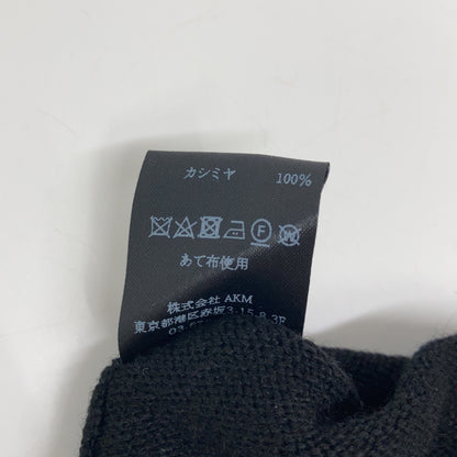 1 piu 1 uguale 3 MRK236-CAS026 黑色 DROP SHOULDER PARKA 羊绒落肩连帽衫 上衣