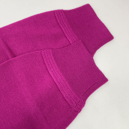 1piu1uguale3 ウノピゥウノウグァーレトレ MRK280-WOL167 ピンク ウール CREW KNIT 刺しゅうクルーネックニット トップス