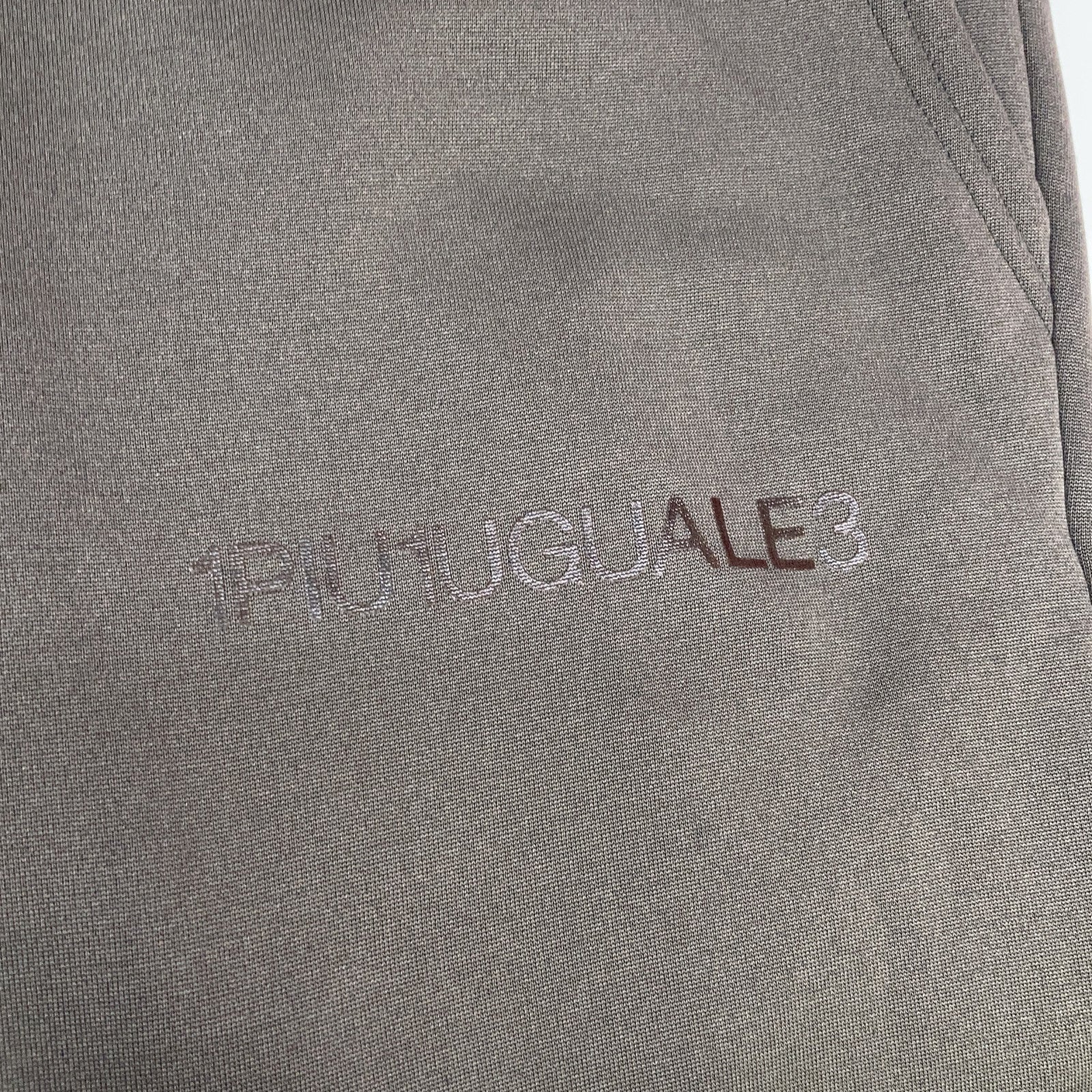 1piu1uguale3 Uno Piu Uno Uguale Tre MRP595-POE422 卡其色 加绒抽绳运动裤 裤子