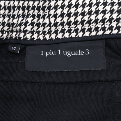 1piu1uguale3 【Excellent Condition】MRP635-POE505 COMFY CREASE SLACKS Houndstooth Slacks Bottoms