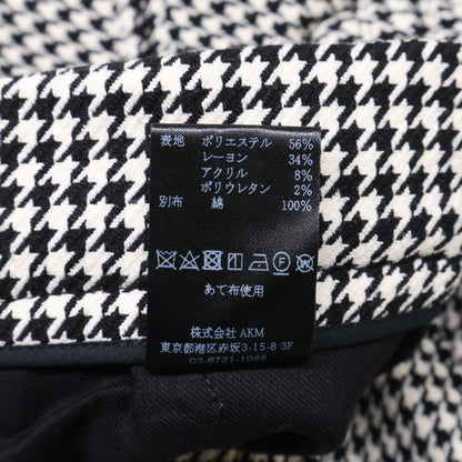 1piu1uguale3 ウノピゥウノウグァーレトレ 【美品】MRP635-POE505 COMFY CREASE SLACKS ハウンドトゥース スラックス ボトムス