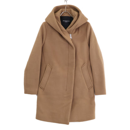 1piu1uguale3 ウノピゥウノウグァーレトレ DONNA MSC014-WNY035 WRAP COAT フーデッドラップ コート I