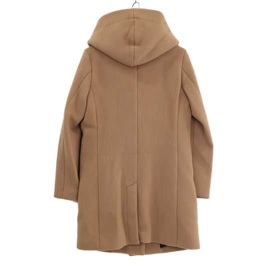 1piu1uguale3 ウノピゥウノウグァーレトレ DONNA MSC014-WNY035 WRAP COAT フーデッドラップ コート