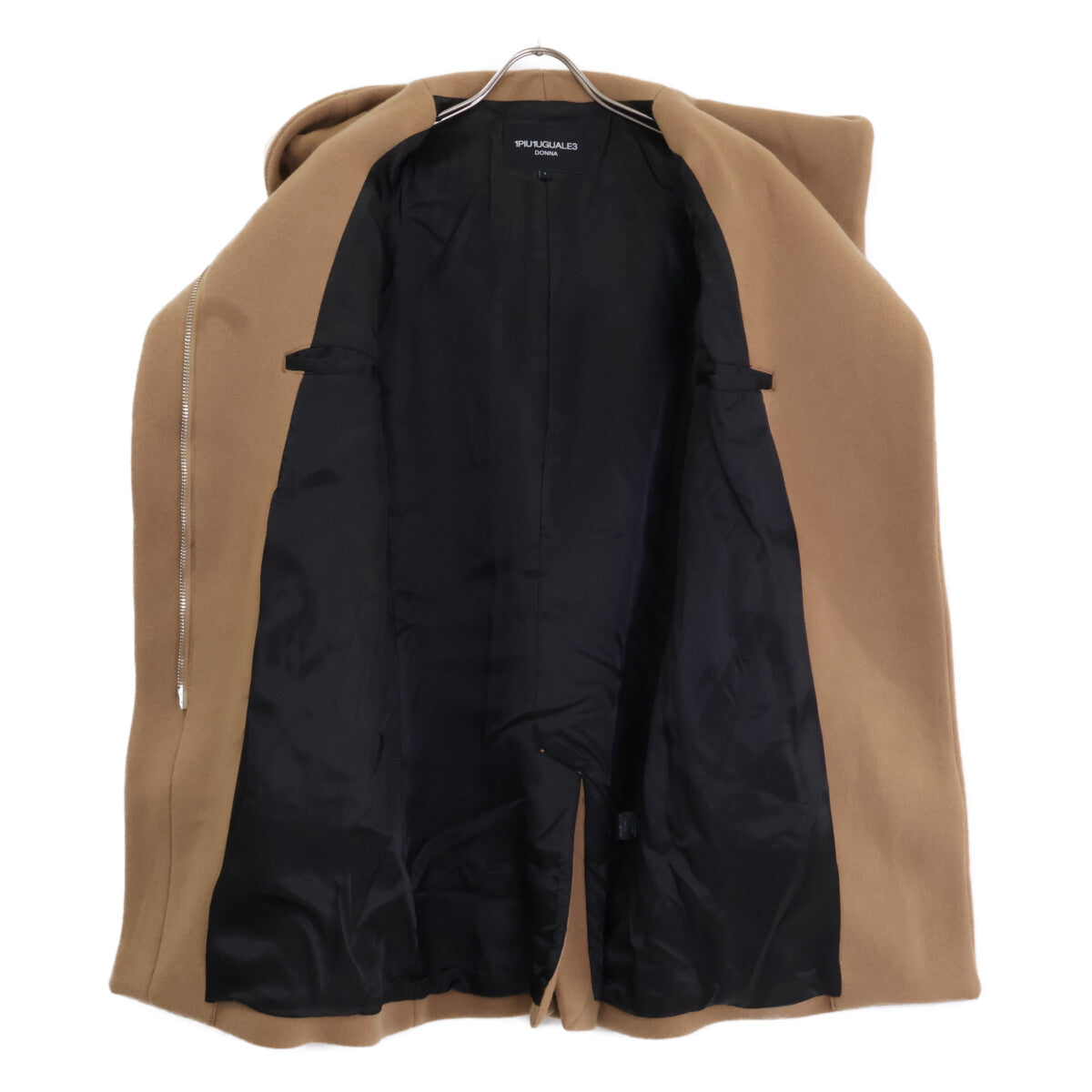 1piu1uguale3 ウノピゥウノウグァーレトレ DONNA MSC014-WNY035 WRAP COAT フーデッドラップ コート I