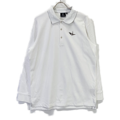 1piu1uguale3 ウノピゥウノウグァーレトレ 【GOLF】GRT204-POE475 ホワイト G.L/S POLO COLLARE 長袖ポロシャツ トップス