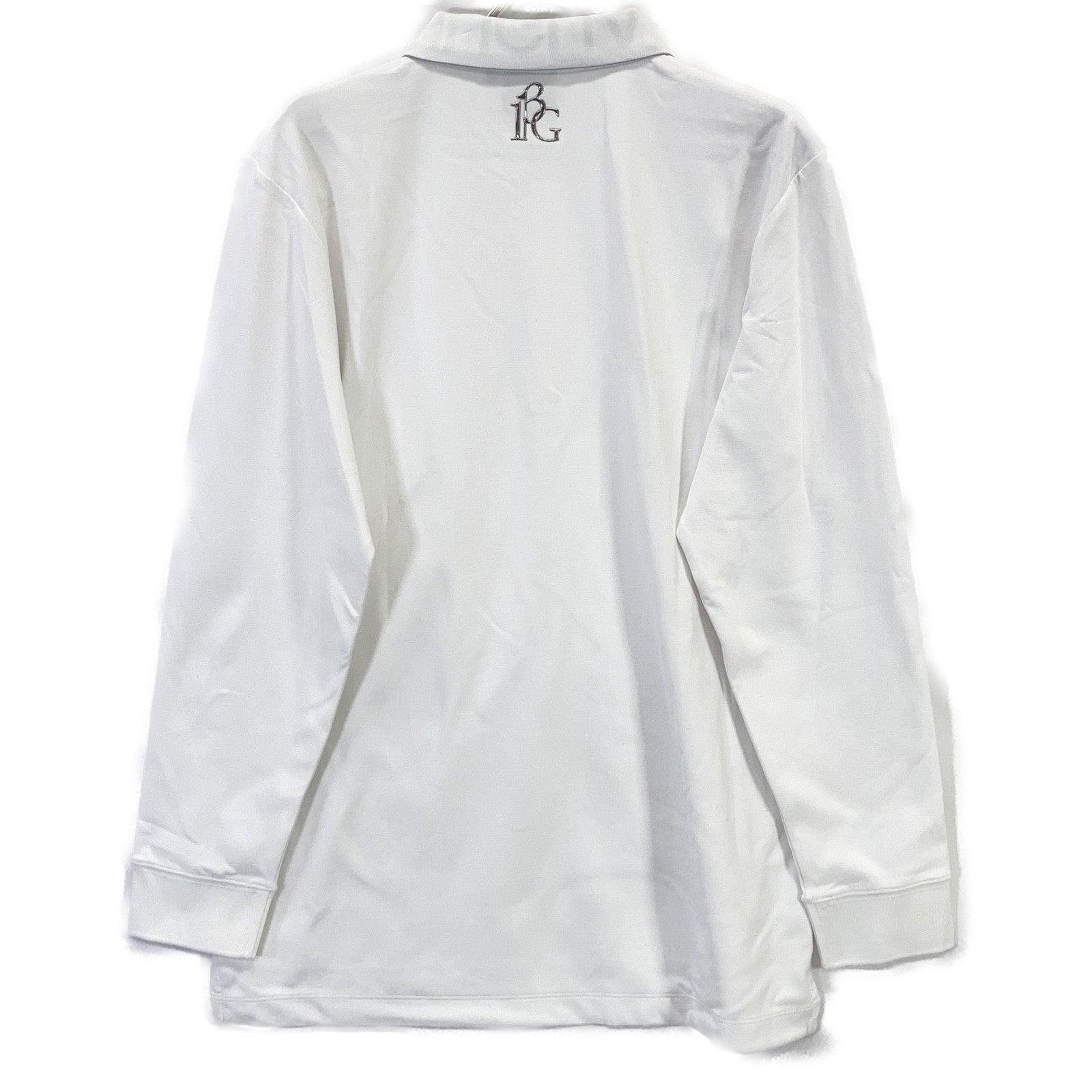 1piu1uguale3 ウノピゥウノウグァーレトレ 【GOLF】GRT204-POE475 ホワイト G.L/S POLO COLLARE 長袖ポロシャツ トップス