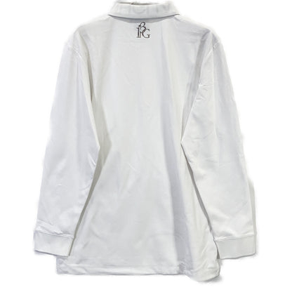 1piu1uguale3 ウノピゥウノウグァーレトレ 【GOLF】GRT204-POE475 ホワイト G.L/S POLO COLLARE 長袖ポロシャツ トップス