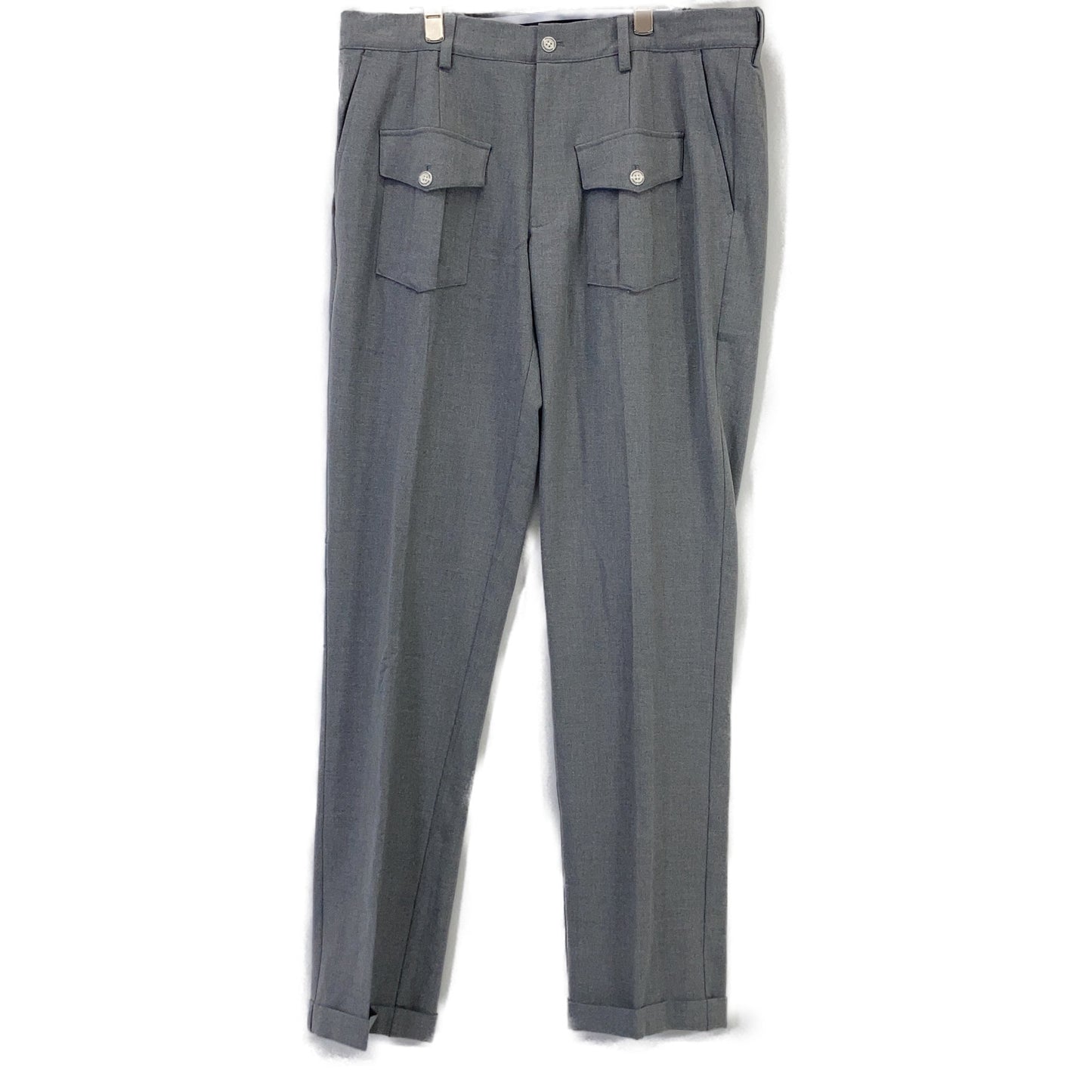 1piu1uguale3 ウノピゥウノウグァーレトレ 【GOLF】GRP134-PRY113 グレー G.LONG PANTS BUSH スラックスパンツ ボトムス