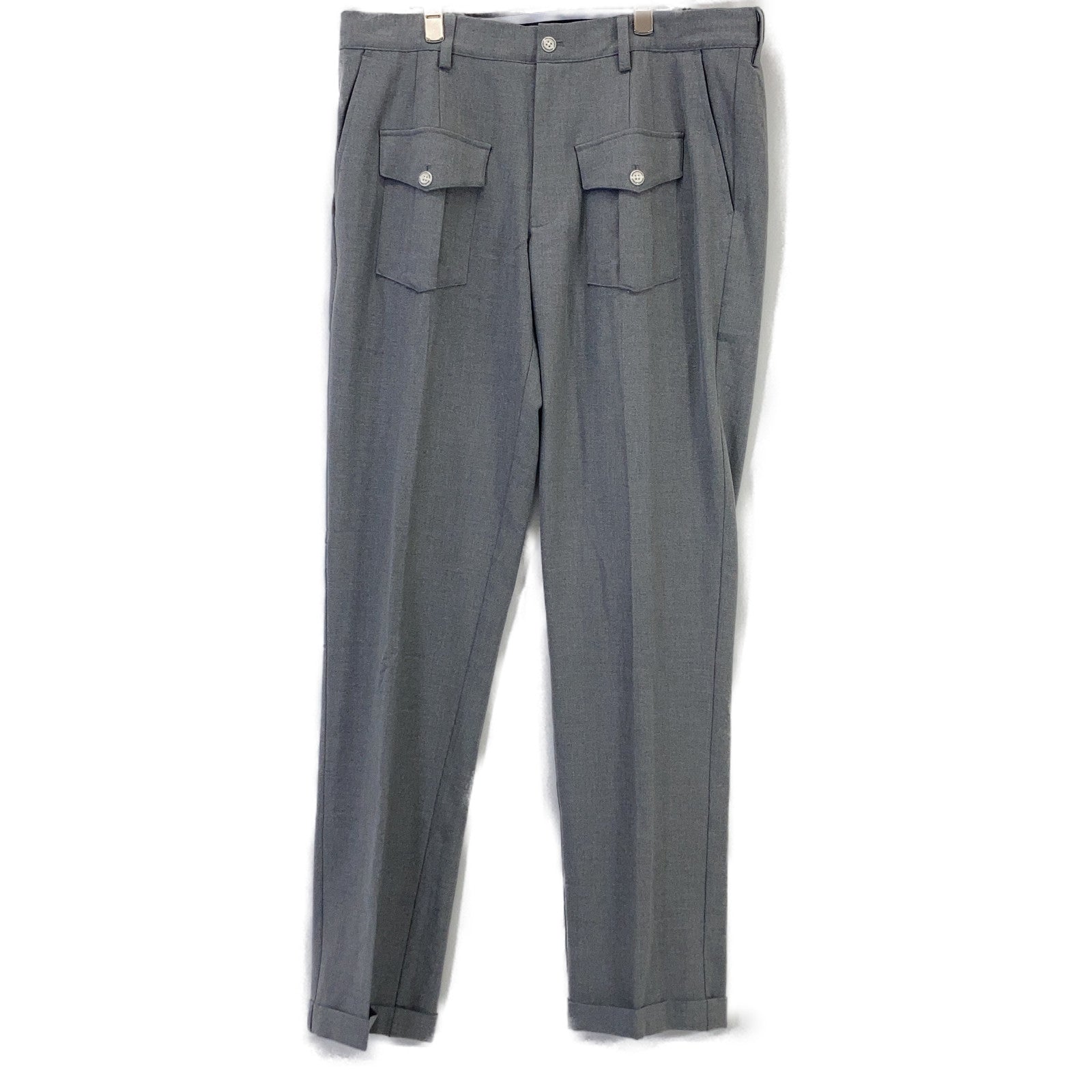 1piu1uguale3 ウノピゥウノウグァーレトレ 【GOLF】GRP134-PRY113 グレー G.LONG PANTS BUSH スラックスパンツ ボトムス
