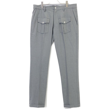 1piu1uguale3 ウノピゥウノウグァーレトレ 【GOLF】GRP134-PRY113 グレー G.LONG PANTS BUSH スラックスパンツ ボトムス