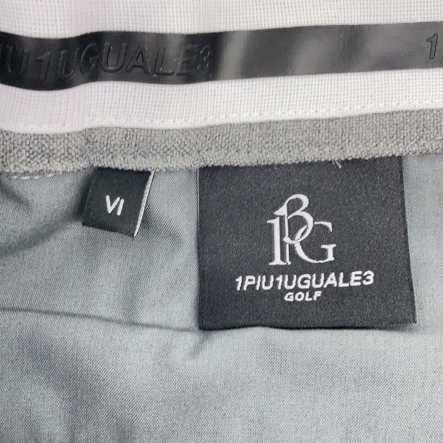 1piu1uguale3 ウノピゥウノウグァーレトレ 【GOLF】GRP134-PRY113 グレー G.LONG PANTS BUSH スラックスパンツ ボトムス
