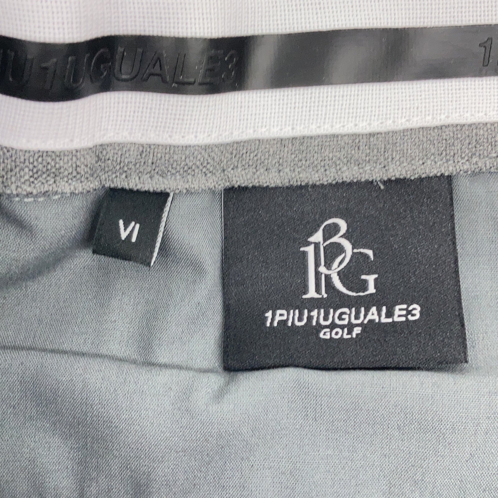 1piu1uguale3 ウノピゥウノウグァーレトレ 【GOLF】GRP134-PRY113 グレー G.LONG PANTS BUSH スラックスパンツ ボトムス