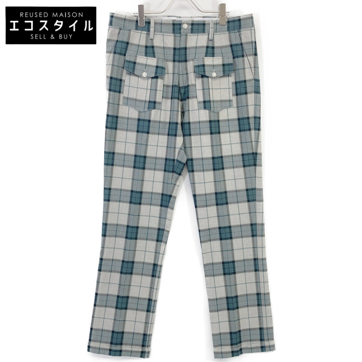 【GOLF】GRP134-PRY113 绿色格子 G.LONG PANTS BUSH 西裤 男士 下装