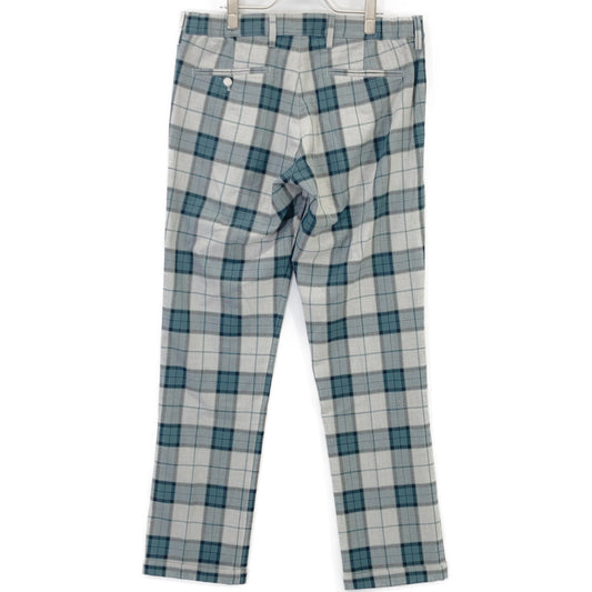 【GOLF】GRP134-PRY113 Green Check G.LONG PANTS BUSH Slacks Bottoms VI Men's