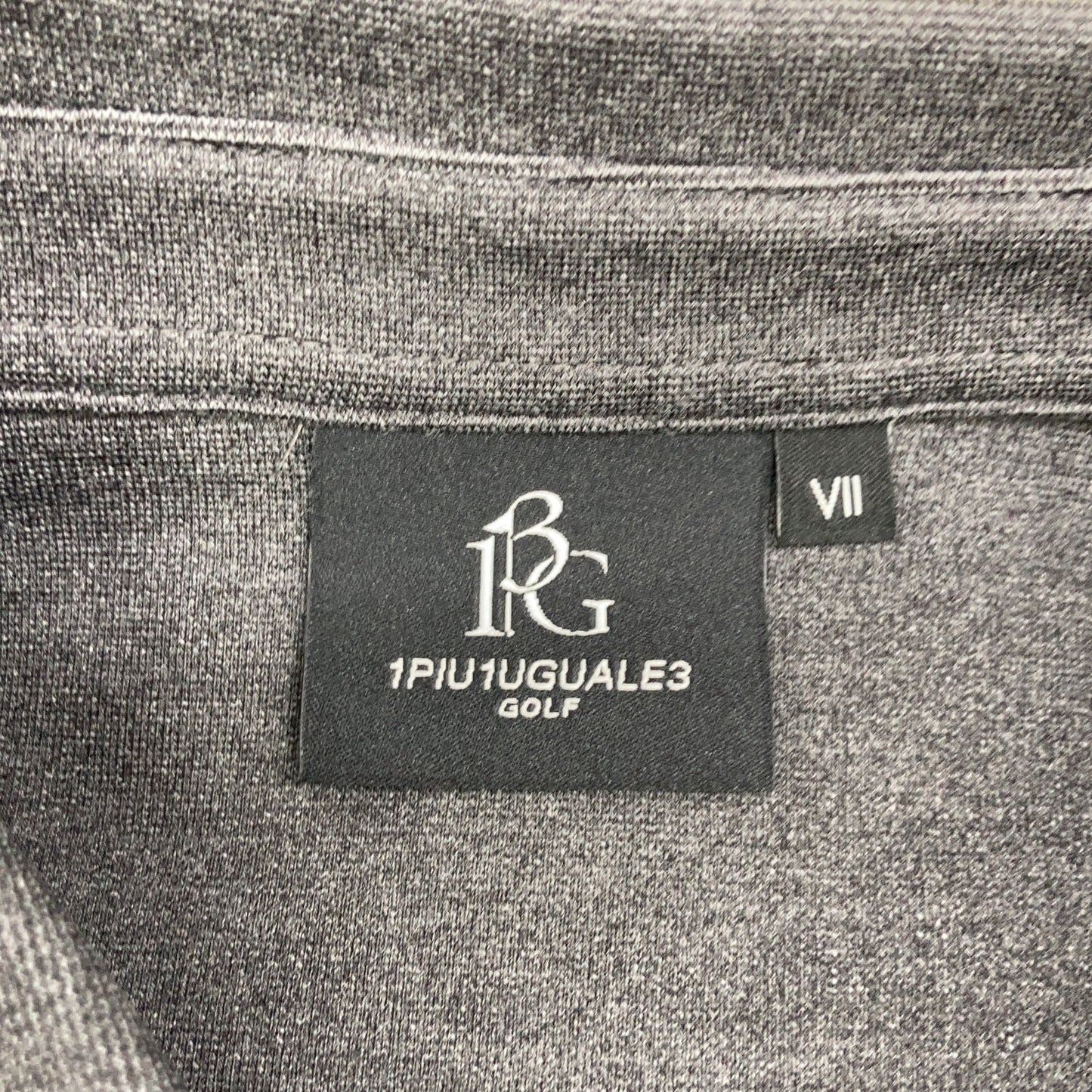 【GOLF】【×Del Piero】GDT012-ARN029 Gray ADP L/S Back Line Polo Long Sleeve Polo Shirt Tops VII Men's